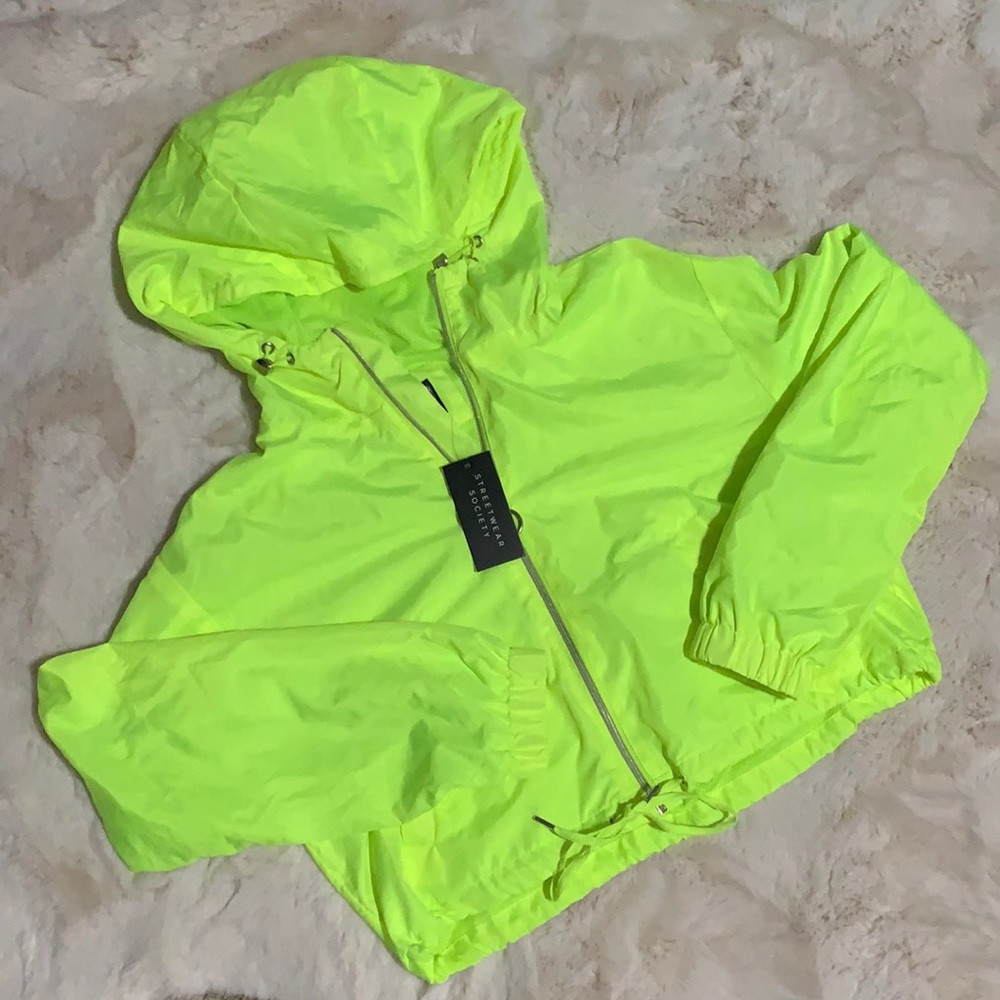 Streetwear Society-Cropped Rain Coat-XLg